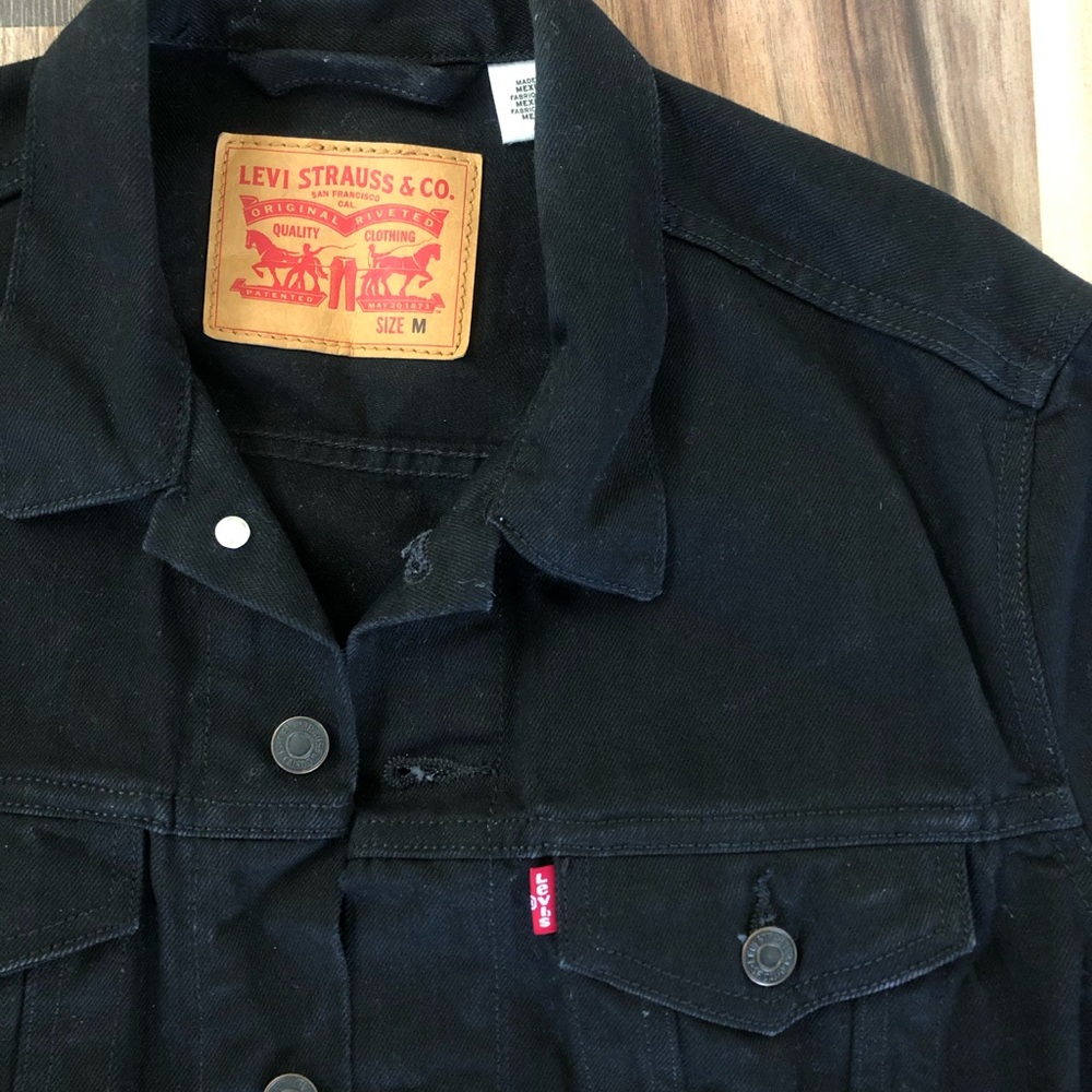 Black Denim Jacket- Men’s - Levi’s